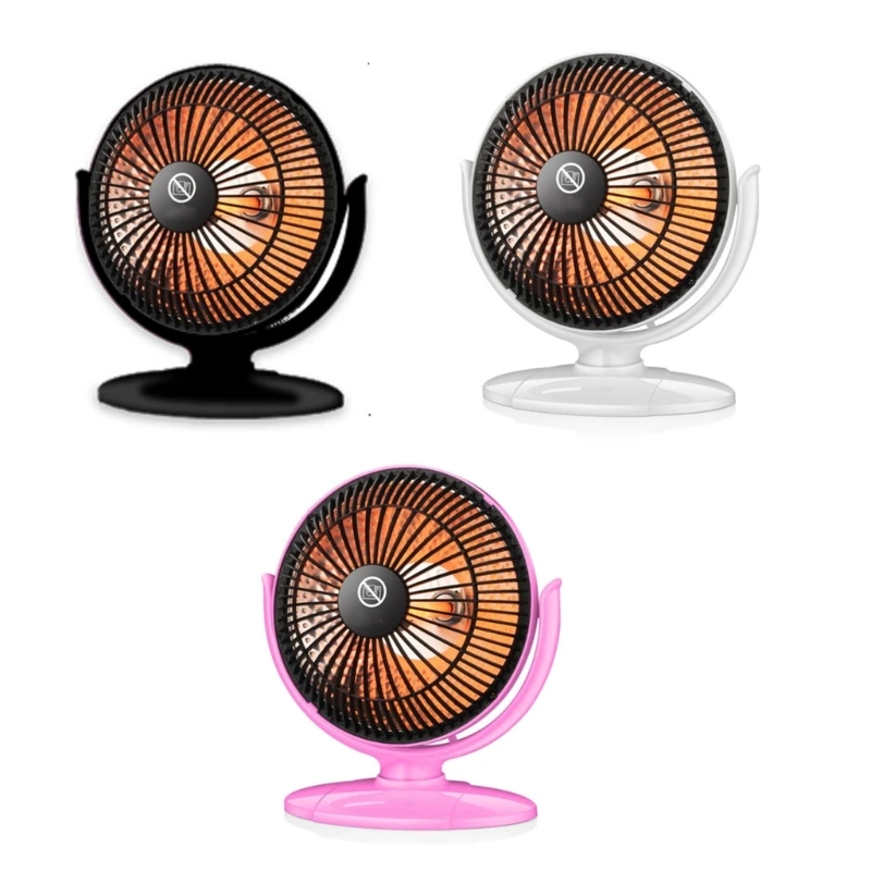 220V Heater Portable Desktop Fan Heater Tube Heating Warm Air Blower Home Office Warmer for Winter