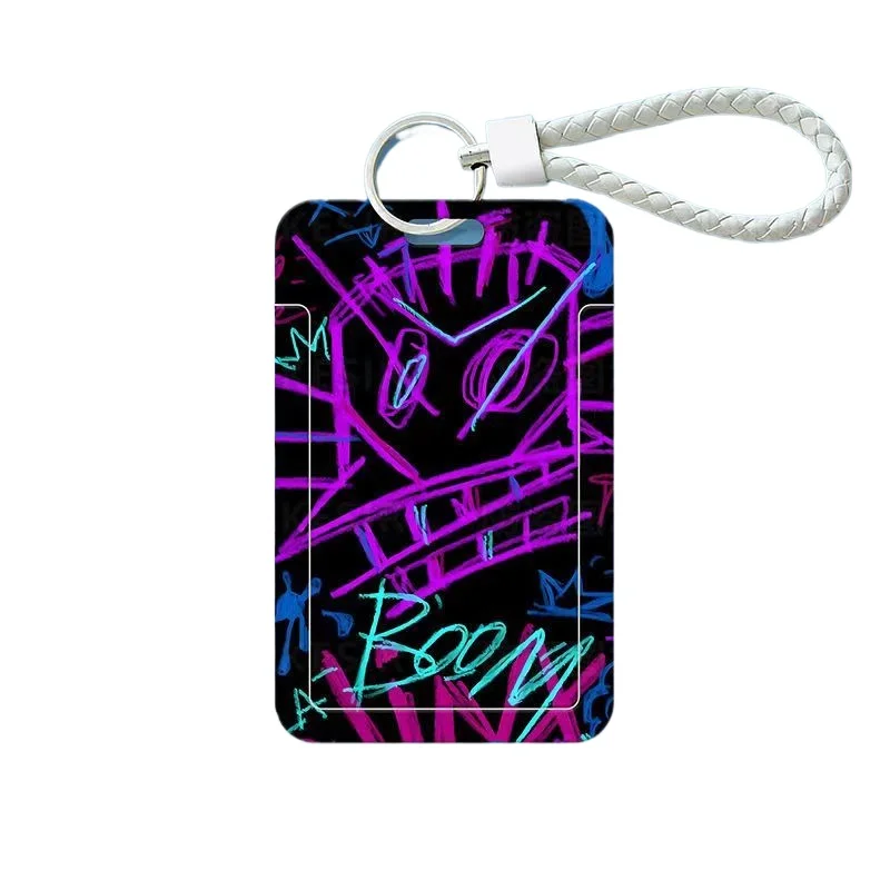 Arcane Jinx Card Holder Bus Card Cover Anime Credit Card Holders with Lanyard Cartoon Door Badge Holder Work Credential Case