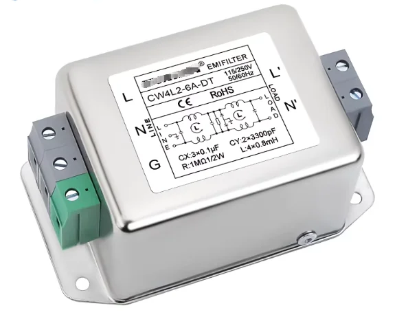 EMI dual-stage AC filter CW4L2-6A-DT CW4L2-10A-DT CW4L2-20A-DT CW4L2-30A-DT anti-interference