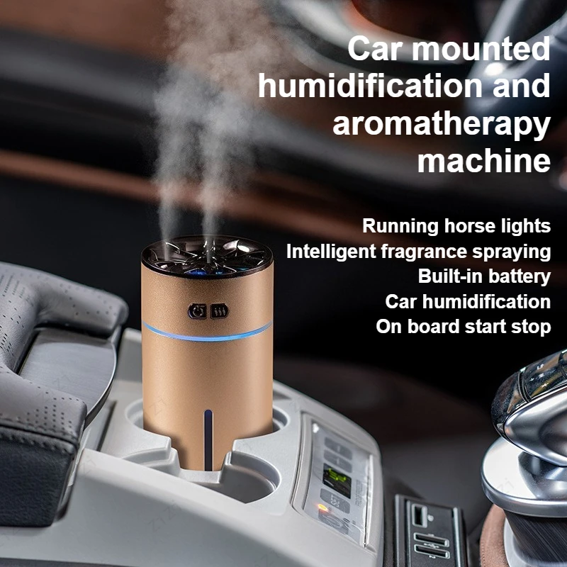 

Intelligent Car Mounted Dual Spray Aromatherapy Machine Small and Portable Ultrasonic Mist Atomization Aromatherapy Machine