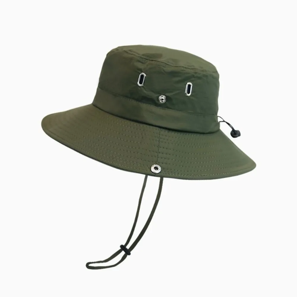 Summe Hot Sale Trendy Bucket Hat Anti-Sun Adjustable Sunscreen Hat Anti-UV Breathable Beach Hat Gift Hats & Caps