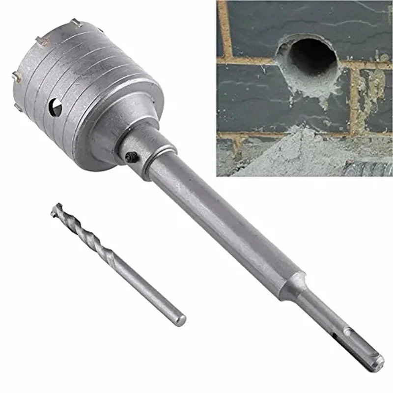 RDFY 1PCS SDS PLUS SDS SQUARE Electric Hammer Wall Drilling Saw Concrete Perforation Air Conditioning Installation 30mm-160mm