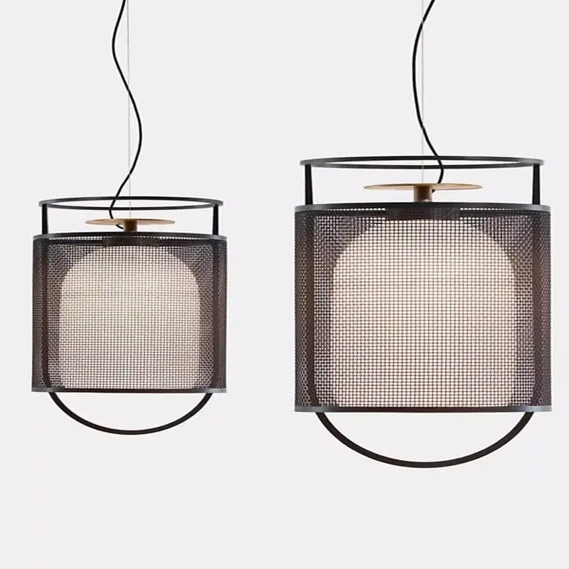 Modern Chinese Creative Bar Desk Lamp Grid pendant light, minimalist dining table lighting fixture