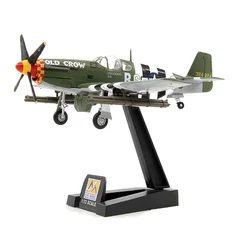 Diecast 1/72 Scale American P-51B Mustang Fighter P51 Model Collection Souvenir Ornaments Display Decoration Toys