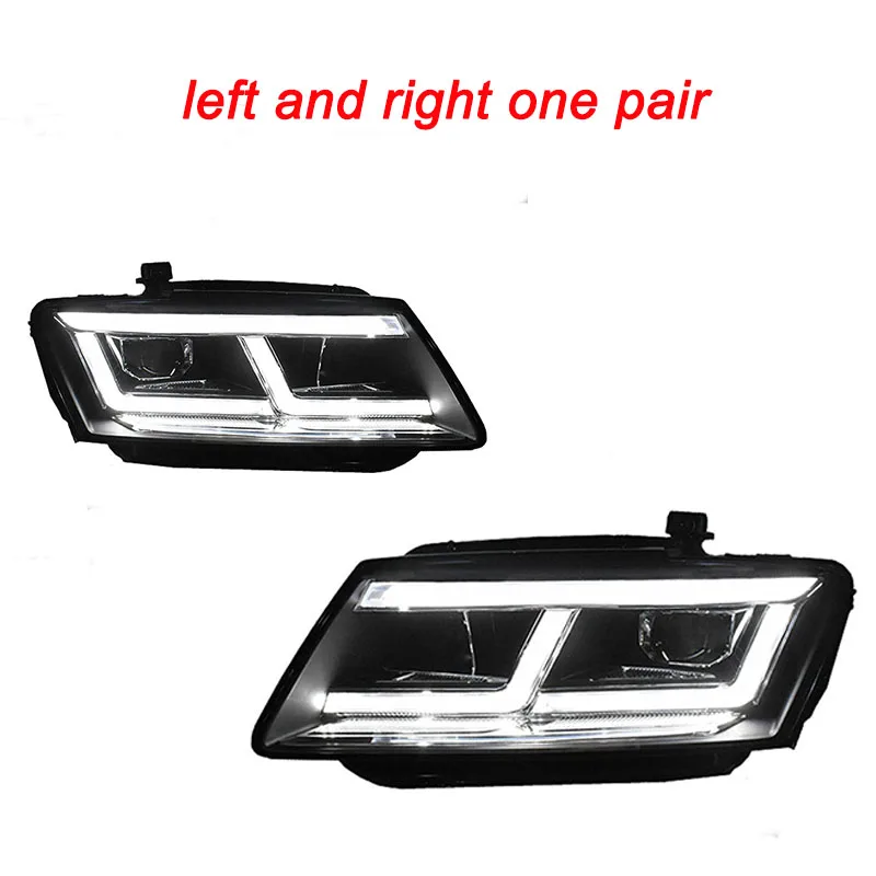 Auto styling Koplampen Voor Audi Q5 2009-2018 nieuwe stijl full LED auto Koplamp Montage Upgrade Projector Lens accessoires Kit