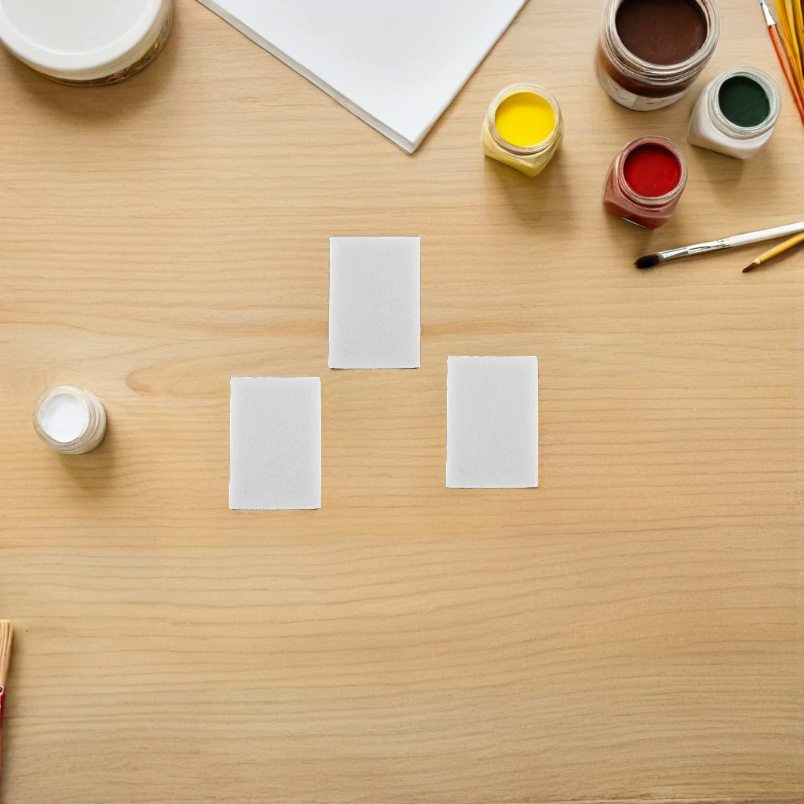 20 قطعة منصات رغوة مزج الحبر مستطيل صغير استبدال الإسفنج عبوات لصنع بطاقة سكرابوكينغ أدوات خلط اللوحة الحرفية