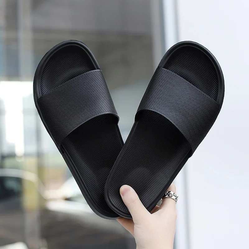 الصيف الرجال تنفس إيفا الشرائح الرجال نعال شاطئ داخلي منزل المنزل النعال لينة خفيفة الوزن النعال 46 47 48 جديد 2023