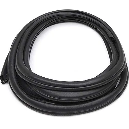 6m B Type Car Door Pillar Noise Insulation Anti-Dust Soundproof Sealing Black Trim Edge Protector Rubber Seal Sealing Strips