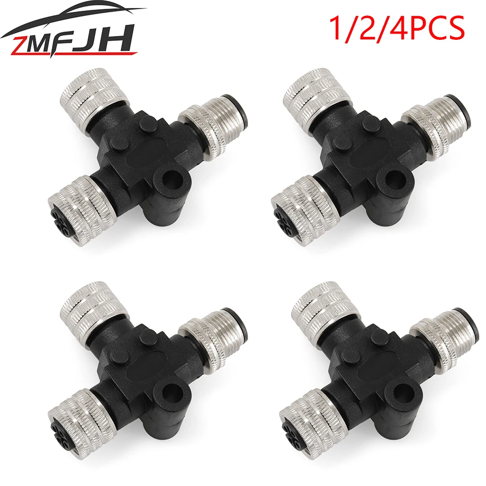 1/2/4PCS NMEA 2000 3 Port Connector Multiport T Converters Connector Sockets For NMEA2000 Adapters 0~190ohm For Marine Boat