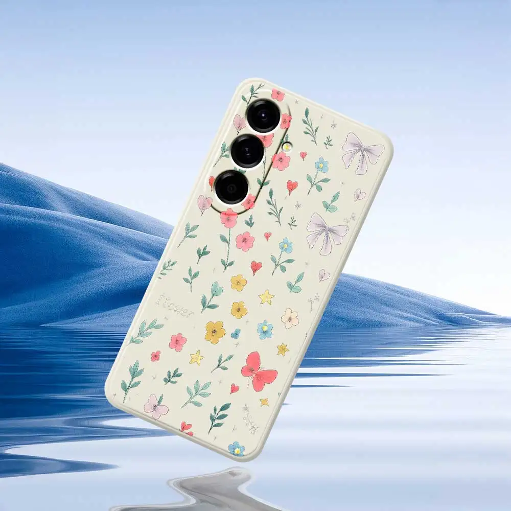 Custodia per telefono floreale fresca ed elegante per Samsung Galaxy A56 A32 A23 A22 5G A32 A23 4G A55 A54 A53 A52 A51 A35 A34 A31 Cover morbida