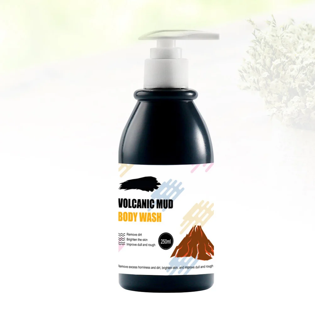 1 قطعة جل الاستحمام الطيني البركاني 250 مللي آمن صديق للبيئة تبييض التقشير الجسم غسل التطهير العميق كريم حمام للمنزل فندق #2