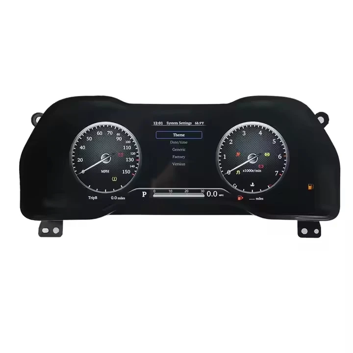 12.3'' LCD Digital Instrument Cluster Speedometer For Toyota 4Runner 2014‑2019 Car Interior Tuning Parts