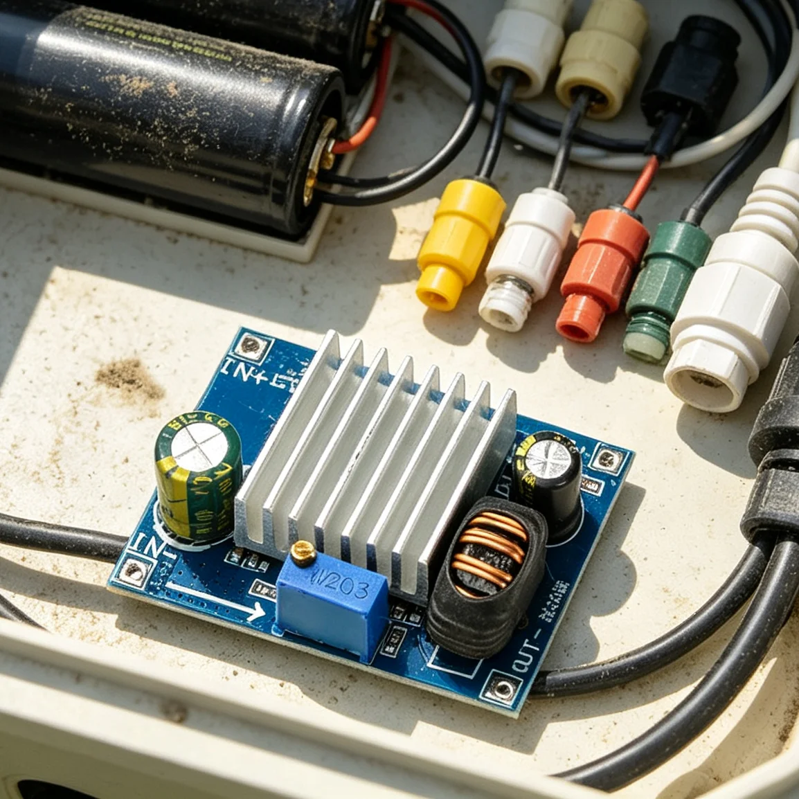 4A DC-DC Buck Converter 9-100V Ultra Wide Input 3-26V Adjustable Power Supply Module For Solar Industrial Surveillance Equipment