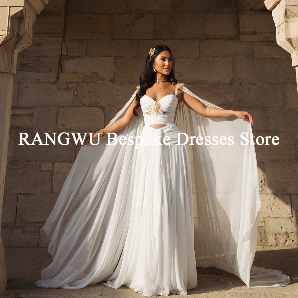 Białe sukienki wieczorowe z koralikami, długa suknia balowa w kształcie litery A, suknie na drugie przyjęcie, damskie, szyte na miarę.