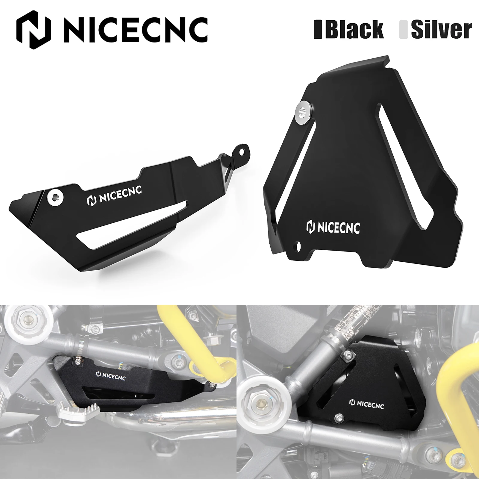 

For 2019-2024 BMW R1250GS R 1250GS Adventure Exhaust Flap Control Starter Protector Guard R1200GS R 1200GS Adventure 2014-2018