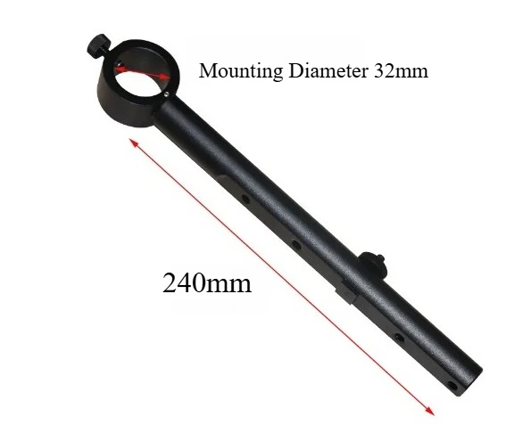 Portable Microscope Monitor Hanging Rod LCD Crossbar Screen Bracket Computer Display Mount Bar 25mm 32mm Diameter Column