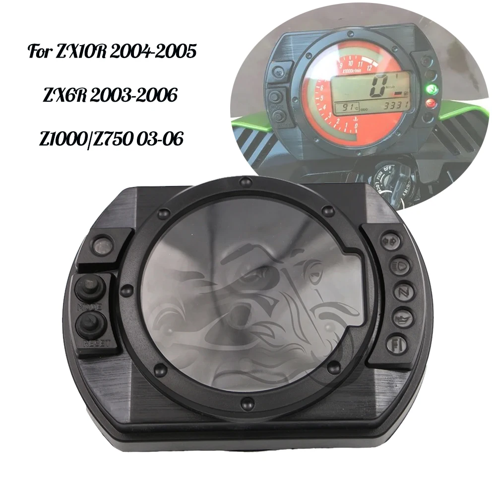 Fit for 2003 - 2006 Kawasaki Z750 Z1000 Meter Housing Cover Speedometer Tachometer Case Odometer ZX6R ZX-6R ZX-10R 2004 2005