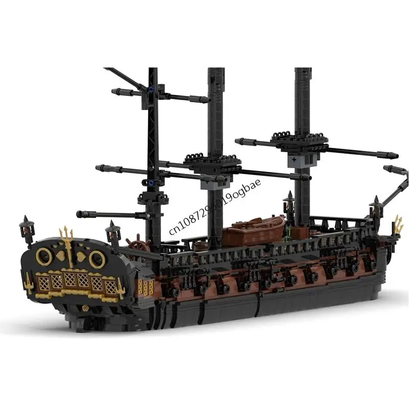 ชุดตัวต่อ 3172 ชิ้น ซีรีส์โจรสลัดยุโรปยุคกลาง เรือแอมฟิทริท เรือรบ ของเล่นสร้างสรรค์ DIY ไอเดียสร้างสรรค์ เรือธงจักรวรรดิ ของขวัญ ตัวต่อแบบกำหนดเอง