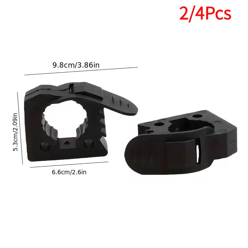 2/4Pcs Quick Fist Clamp For Mounting Tools Equipment Rubber Clamp Ideal For Offroad Vehicles, ATV, UTV, Truck Part Accessories