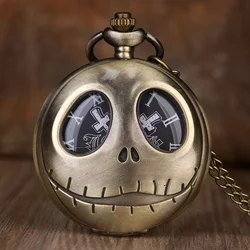 Creative Cool Night Jack Boy Style Metal Pocket Watch Fashion Pendant For Men And Women