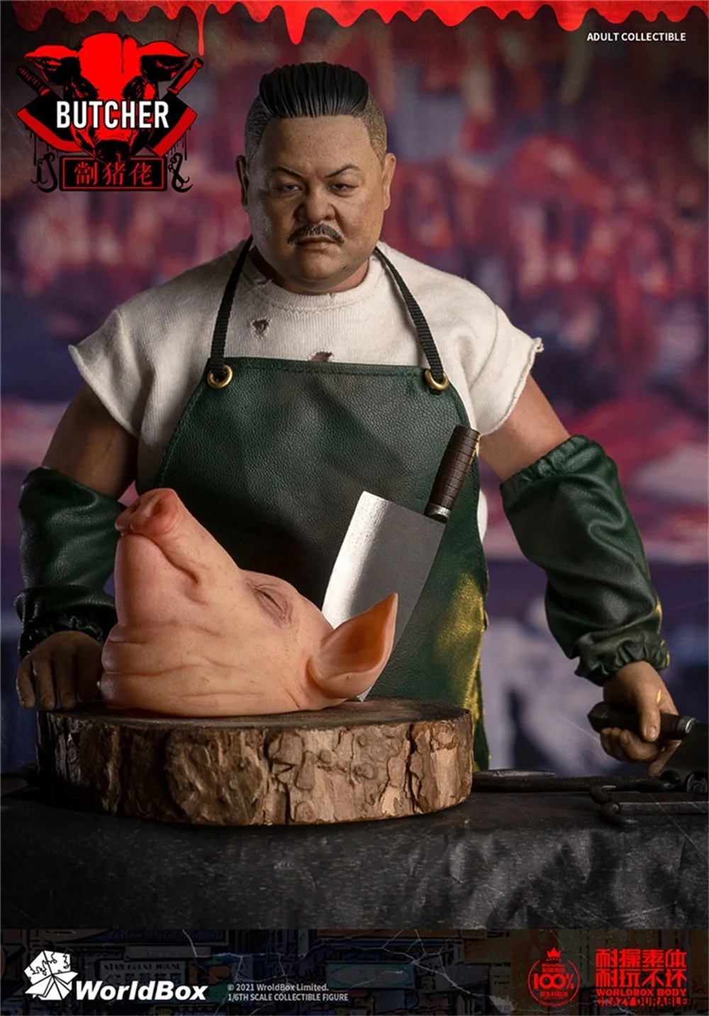 Hot Sale 1/6th Worldbox AT033 Downtown Union BUTCHER Full Set 12 Inch Action Figure Toy Model for Fans Holiday Gift