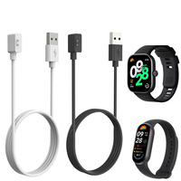 Dock Charger Power Adapter USB Charging Cable For Xiaomi Mi band 9/8/7/Pro Redmi Watch 4/3/2 Active Smart Wristband Accessories