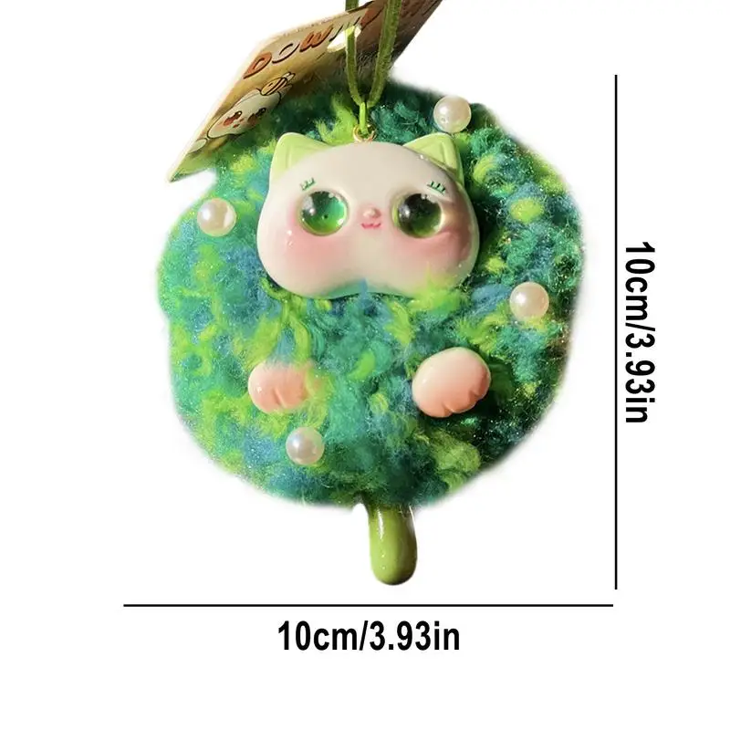 Cute Doll Keychain Soft Ball Doll Keychain Creative Mini Plush Toy Comfortable Ball Bag Ornament For Girls Backpack Accessory