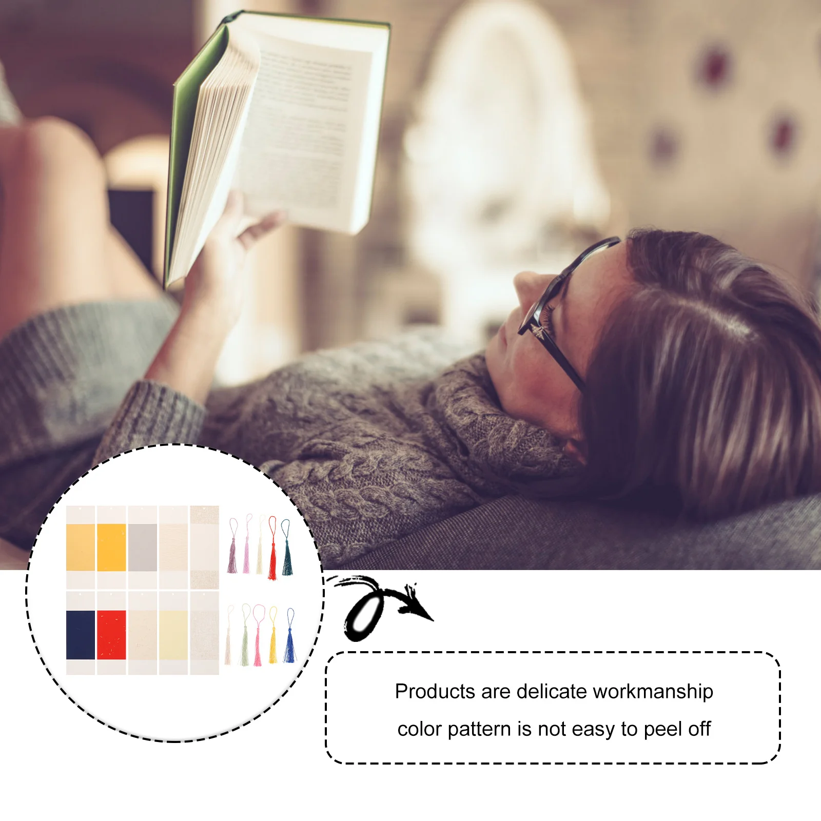 Creative Diy Blank Bookmarks 2 Packs Premium Paper Craft Style Decorative Graffiti Bookmarks For Students Supple