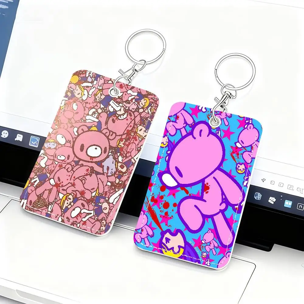 

Милый держатель для карт G-Gloomy Bear, подходящий для банковских карт, библиотек, парковок, автобусов, метро и ключей.