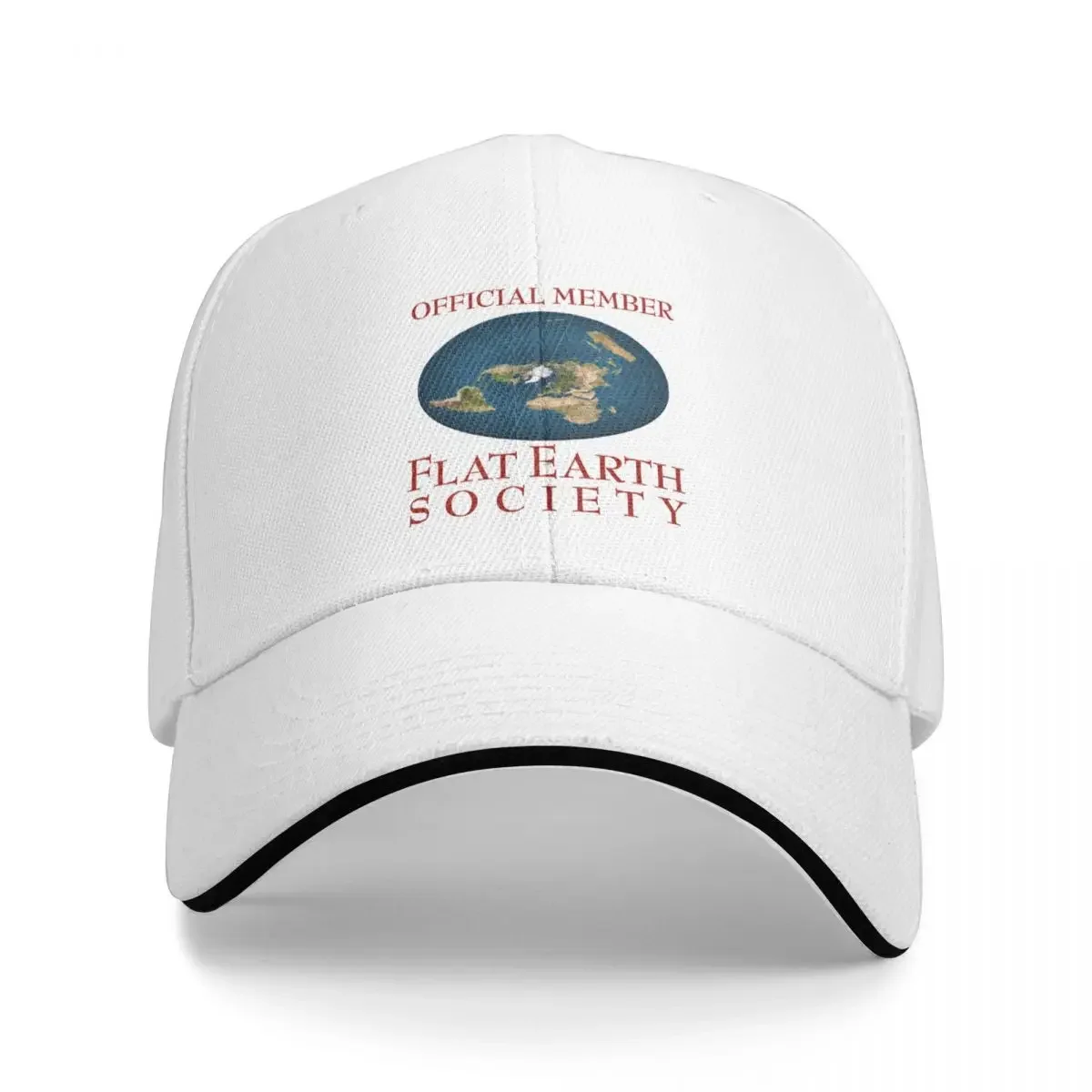 Flat Earth Society Cap Baseball Cap fluffy hat Christmas hats thermal visor Girl\'s hats Men\'s