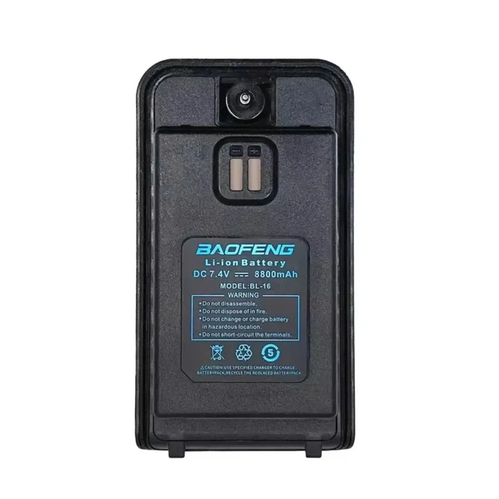 Batteria universale UV16 Pro Max 8800mAh 7.4V Batteria ricaricabile per Baofeng Walkie Talkie UV16 Max UV-16 MAX UV16 PRO V1 V2