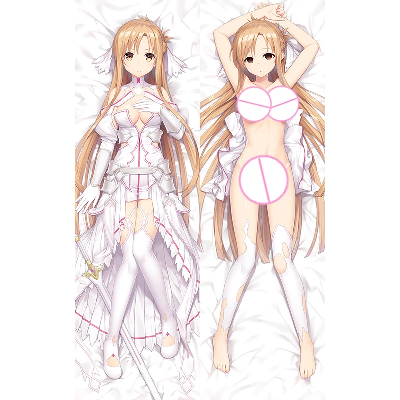 

Dakimakura Anime Yuuki Asuna Double-sided Print Life-size Body Game Pillow Cover Bedding Gifts