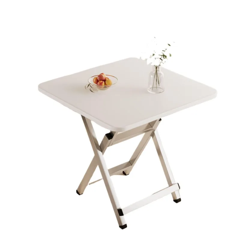 

Folding table square household small apartment folding table rental room dining table portable night market