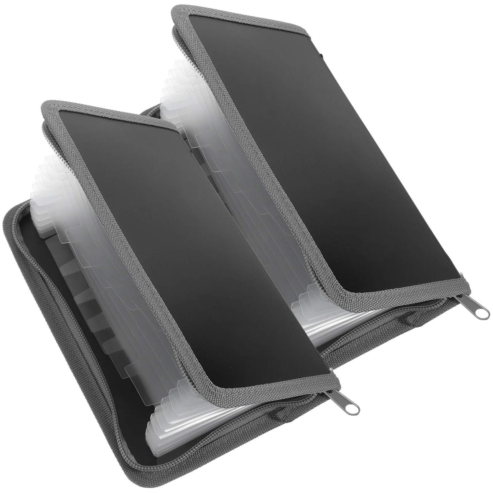 2Pcs Receipt Organizer Accordion Folder Small Multi Layer Document File Holder Office Expanding Folder Receipt Organizer