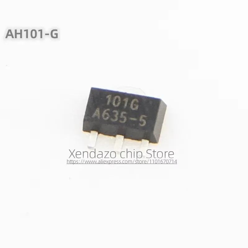 

1pcs/lot AH101-G AH101 Silk screen printing 101G SOT-89 package Original genuine 0.5 watt high linearity power amplifier chip