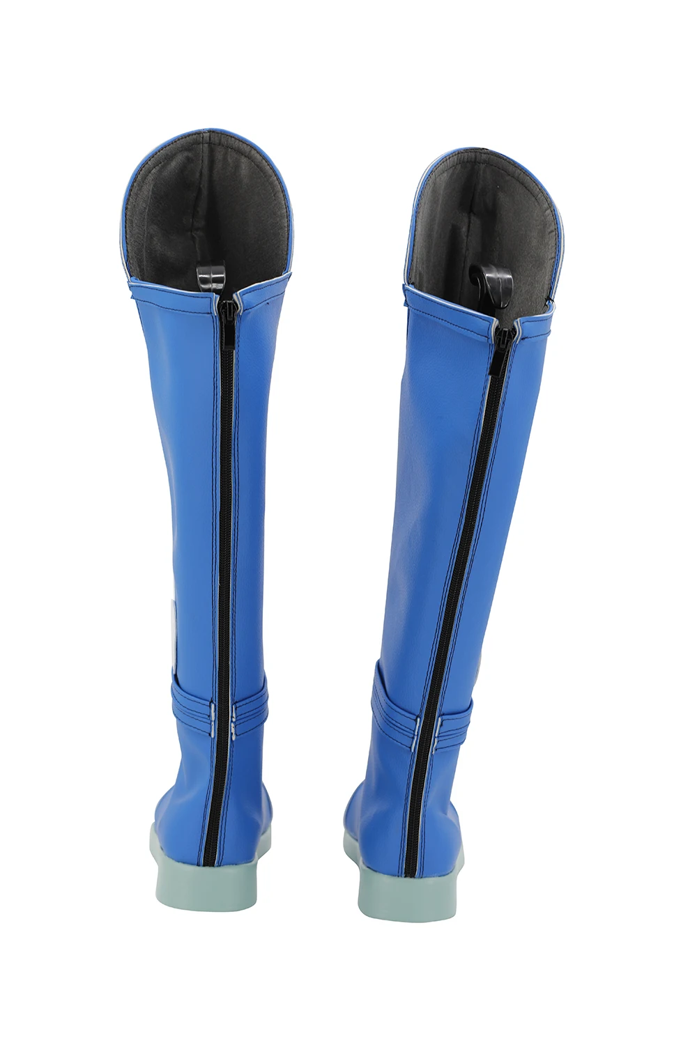 Custom Dragon Legends Charlotte Cosplay Shoes Blue Boots Any Size for Adults and Kids
