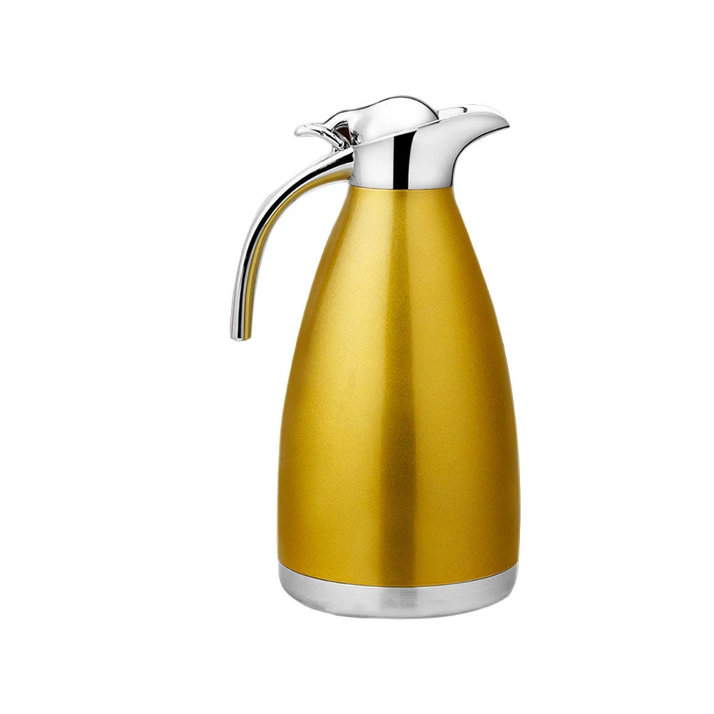 

Stainless Steel Insulated Kettle Thermal Bottle Vacuum Pot Large Capacity Anti Leak Design Suitable Home Office Travel Kitchen