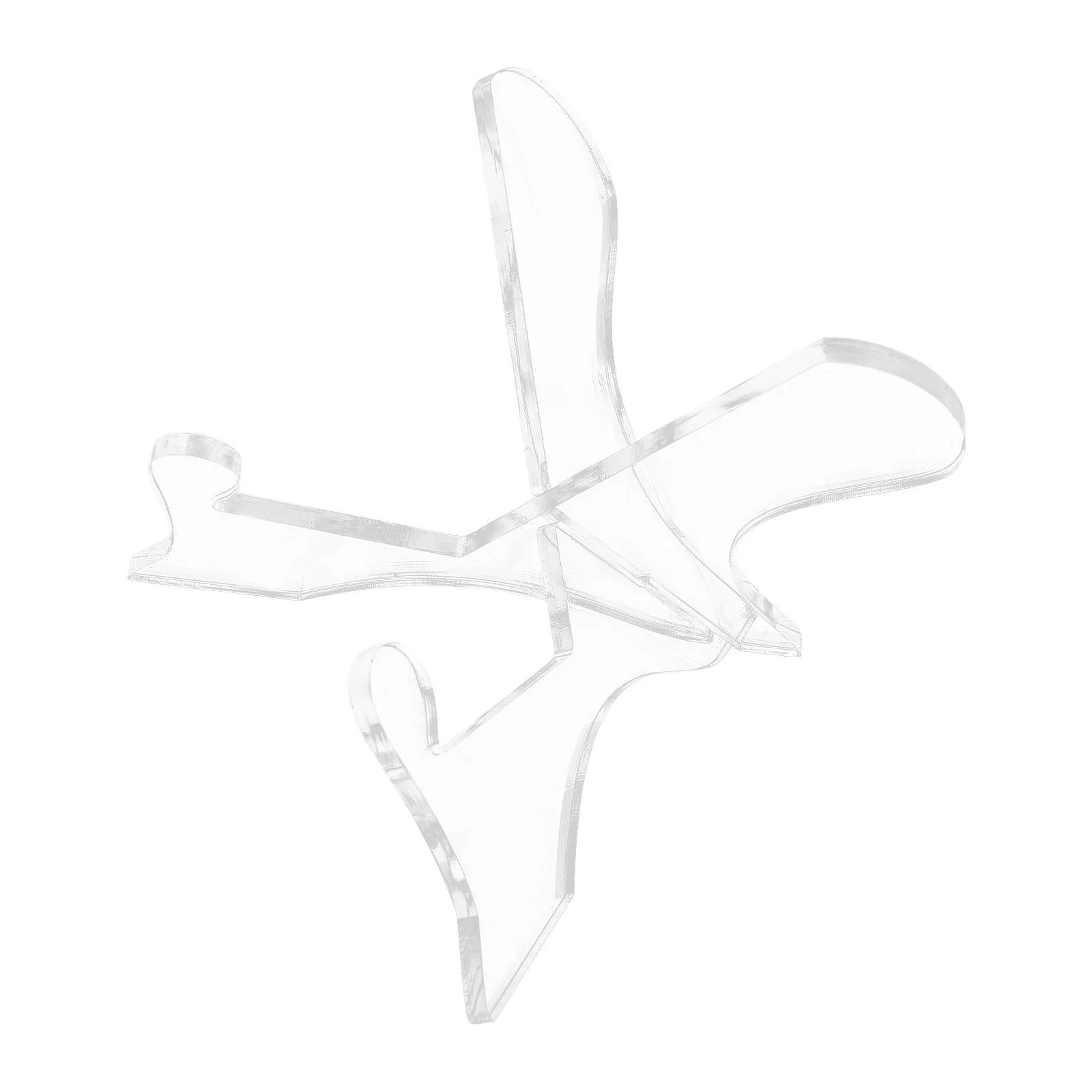 

Acrylic Book Stand Cooking Book Rack Multi-Functional Recipe Holder Exquisite Room Ornament Stable and Practical