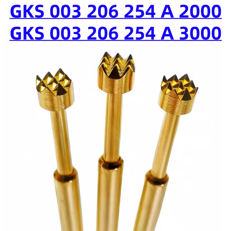 100PCS Ingun Test Probe Test Pin GKS003206254A2000 A3000 2.0*33mm Claw Head H Head Needle Seat Socket Tube KS-003 30G P125-H