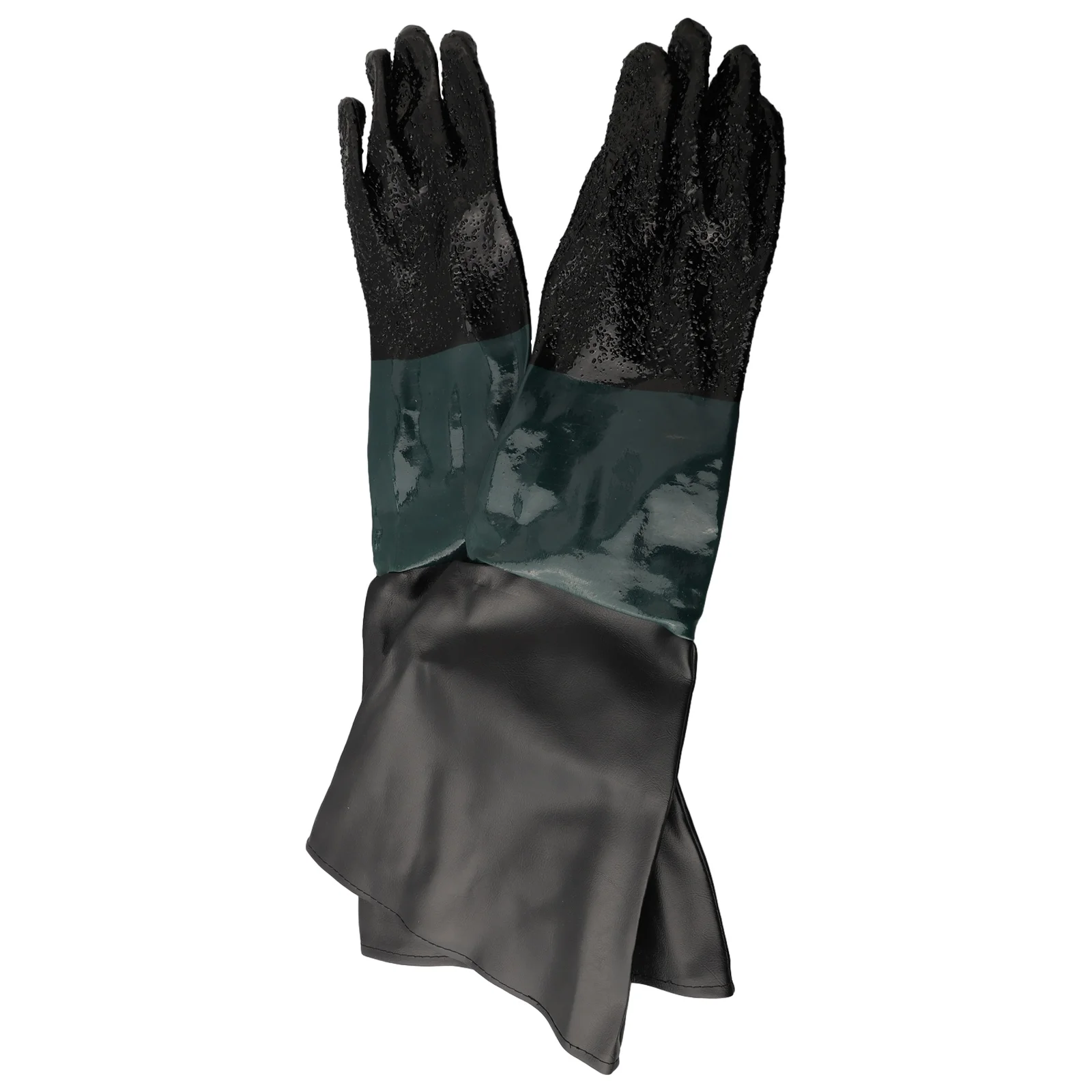 1pcs Left /Right Hand Sandblasting Gloves 25.5x11.8Inch Work Gloves For Sandblaster Sand Blast Cabinet Special Gloves