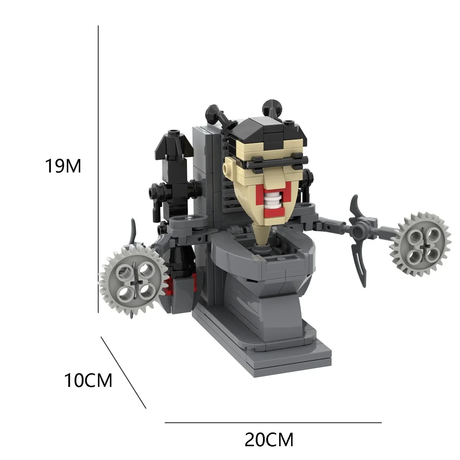 Titan Nieuwe Serie Skibidi Wc ClockMan 5.0 Bouwstenen Set Gitaar Audio Monitor Model Bricks Speelgoed Voor Kinderen Verjaardagscadeau