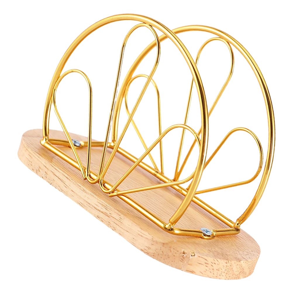 

Creative Freestanding Napkin Holder for Table Unique Elegant Napkin Rack Tissue Dispenser Stand for Restaurants Coffee Shops