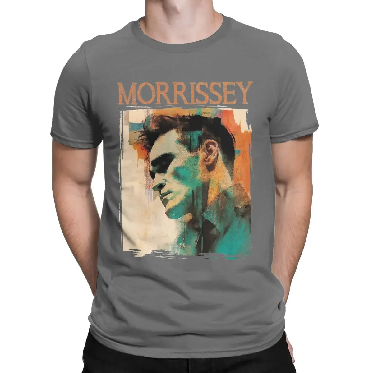 

2025 new model The Smiths Morrissey 90s Printed Vintage Men T Shirt O-neck Short eeve Casual Clothes Male Tops Pure C