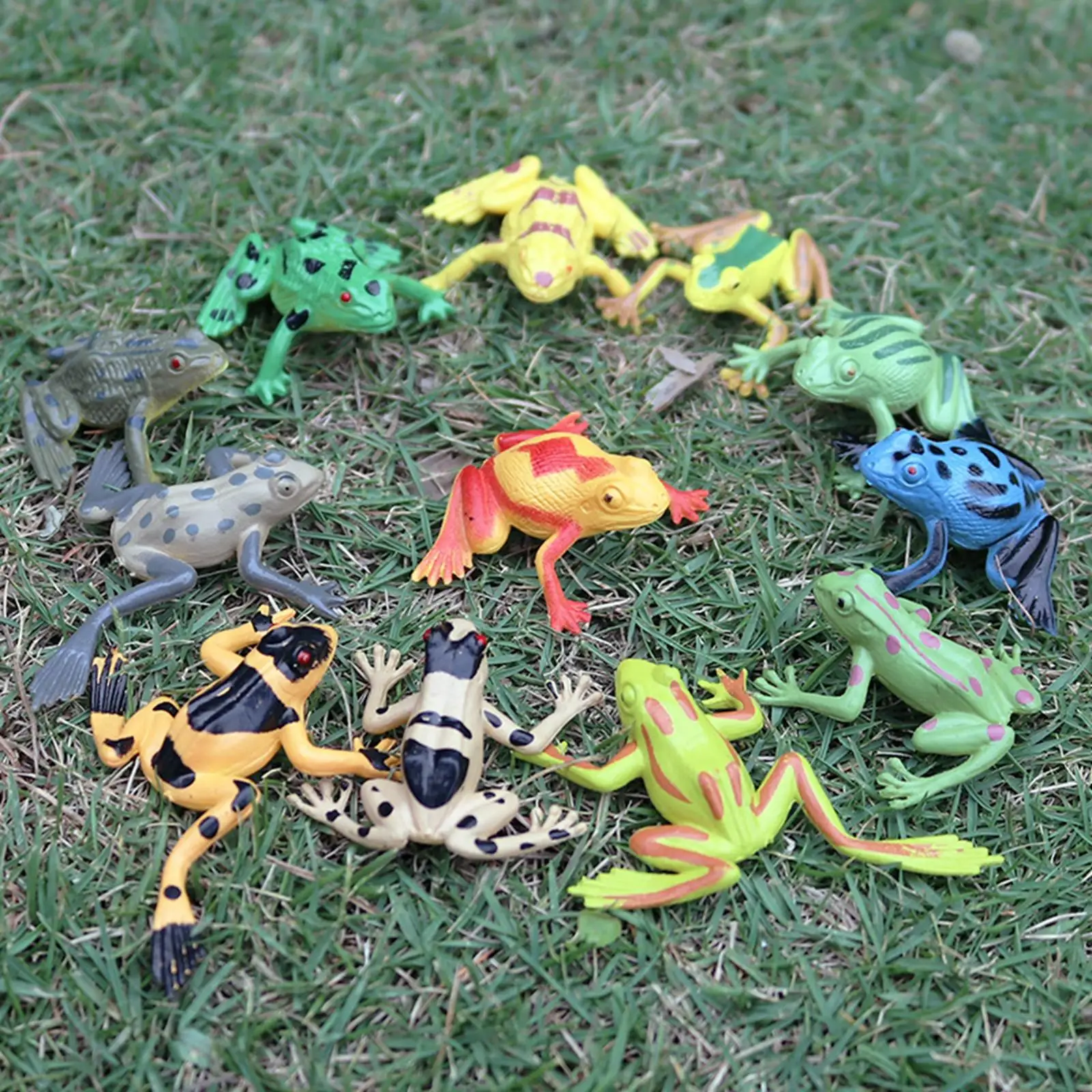 4x simpatici modelli di animali biologia scienza giocattoli figurine di animali per bambini piccoli