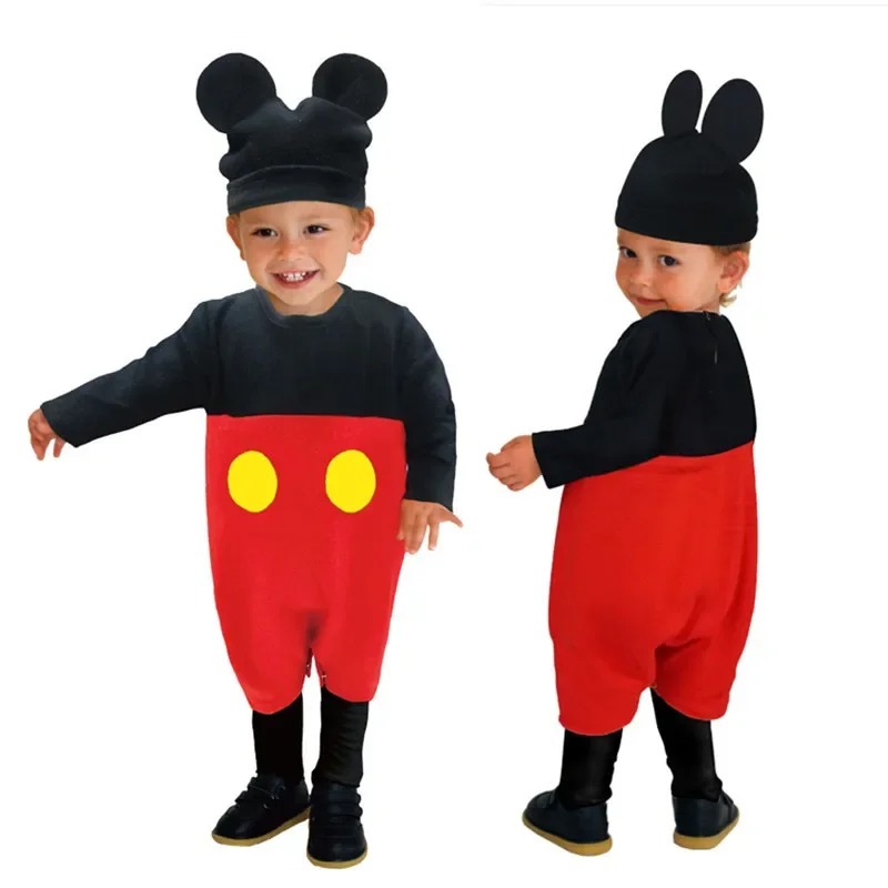 Baby Kids Mouse Jumpsuits Cosplay Set Cute Anime Animal Halloween Carnival Costume Outfit For Boys Girls