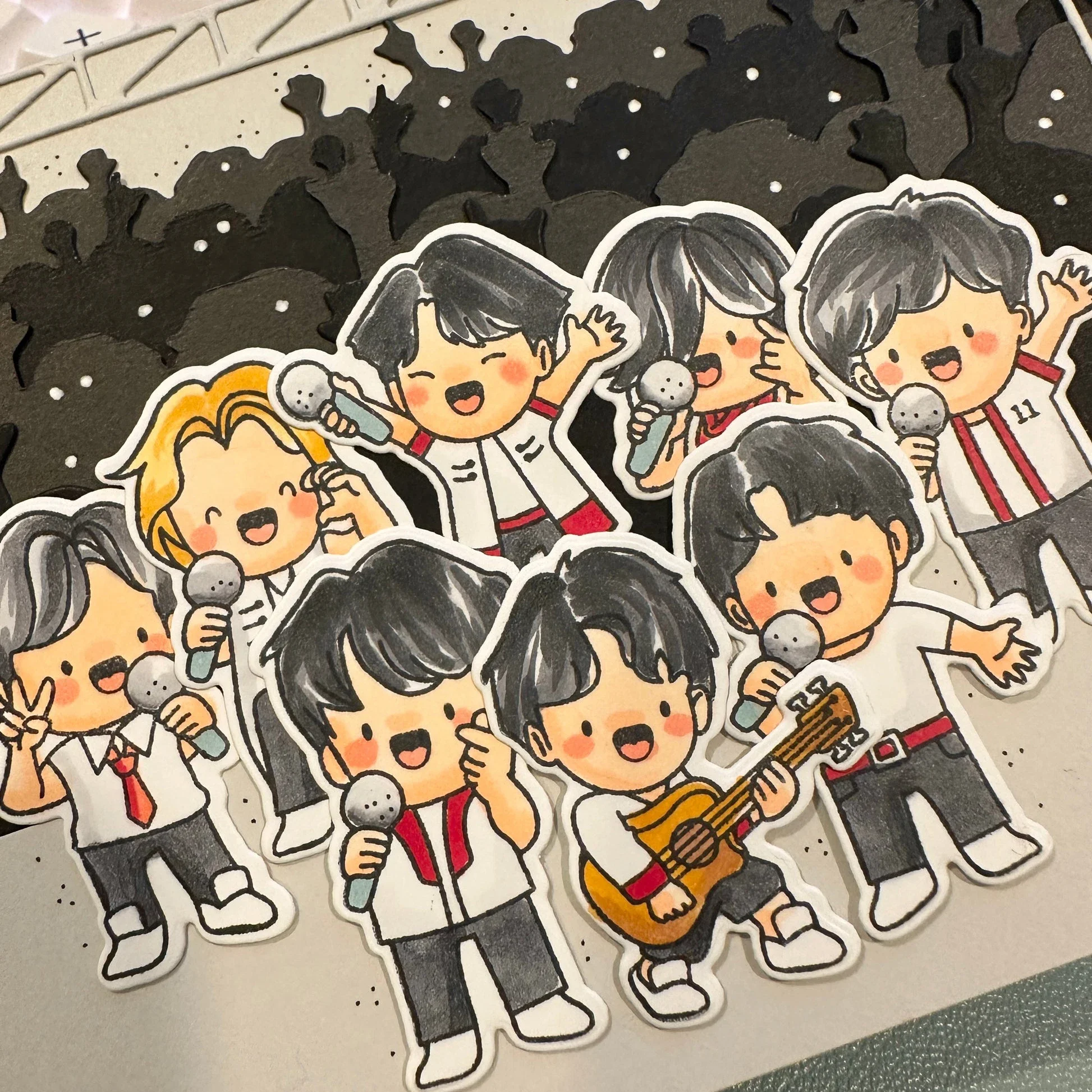 Concert Boy Girl Band Clear Si - Clear Silicone Stamps For Card Making ulasan dan harga