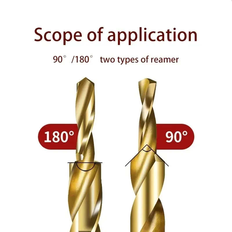 TG HSS M35 ขั้นตอนที่เจาะบิตสําหรับอลูมิเนียมทองแดงเหล็กแม่พิมพ์ไม้พลาสติก