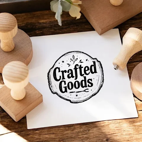 Bilashmart Customized Stamps Clear Rubber Logo Personalized Logo Wedding Party Invitation Wood Stamp Small Business Company Branding Seal