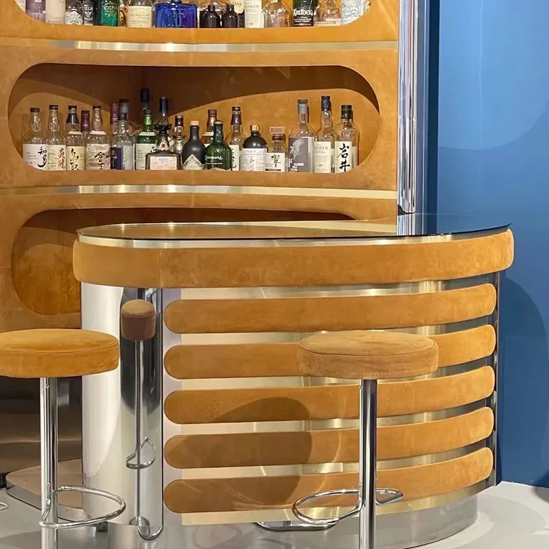 Italian light luxury decorative high cabinet