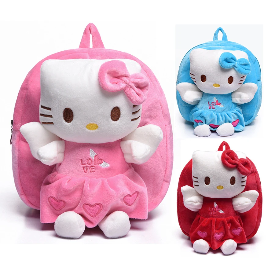 

Hello Kitty Cute Backpack Cartoon Cute Children's Schoolbag Kindergarten 1-3 Years Old Toddler Backpack Sanrio Bag Animel Figure